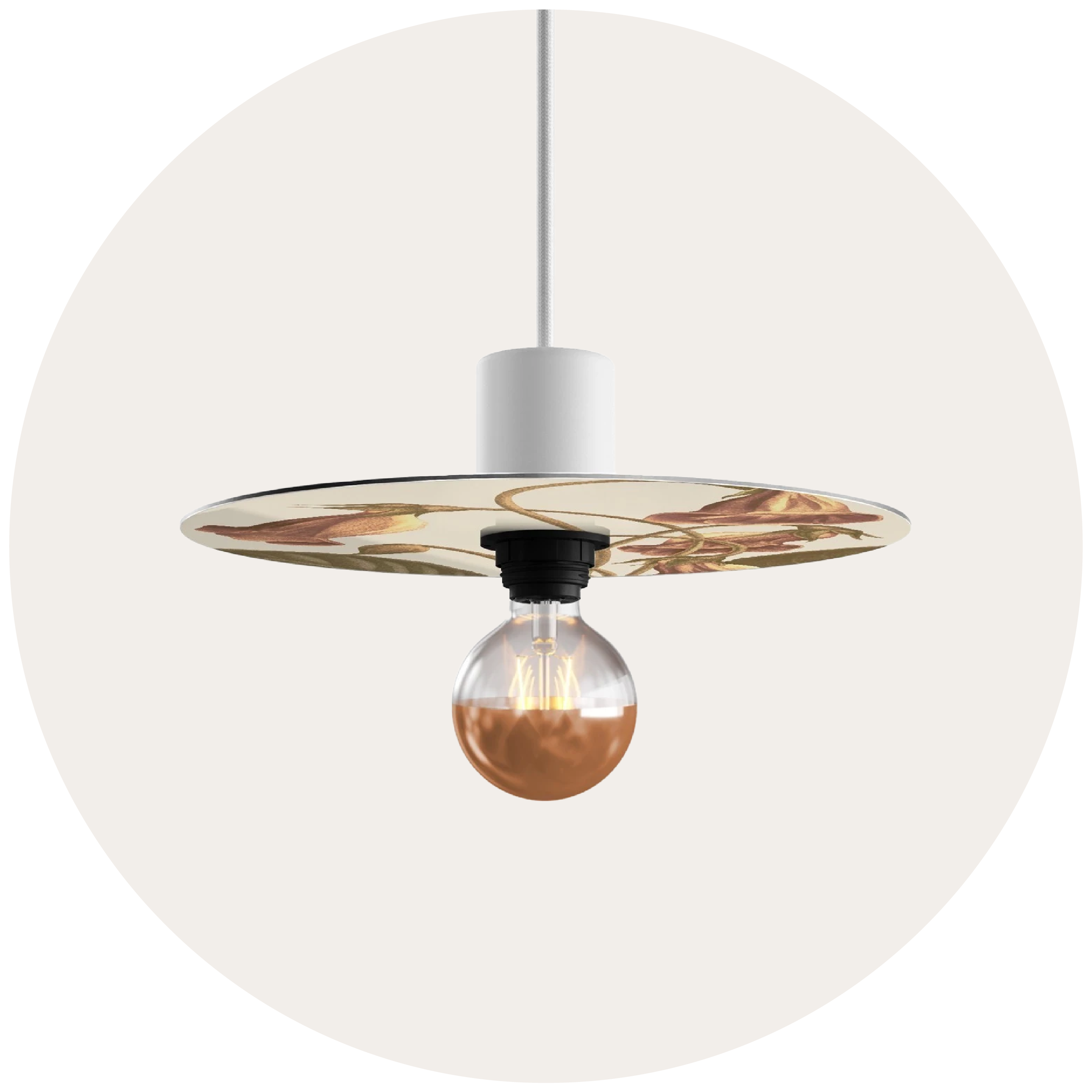 Lampshades in dibond