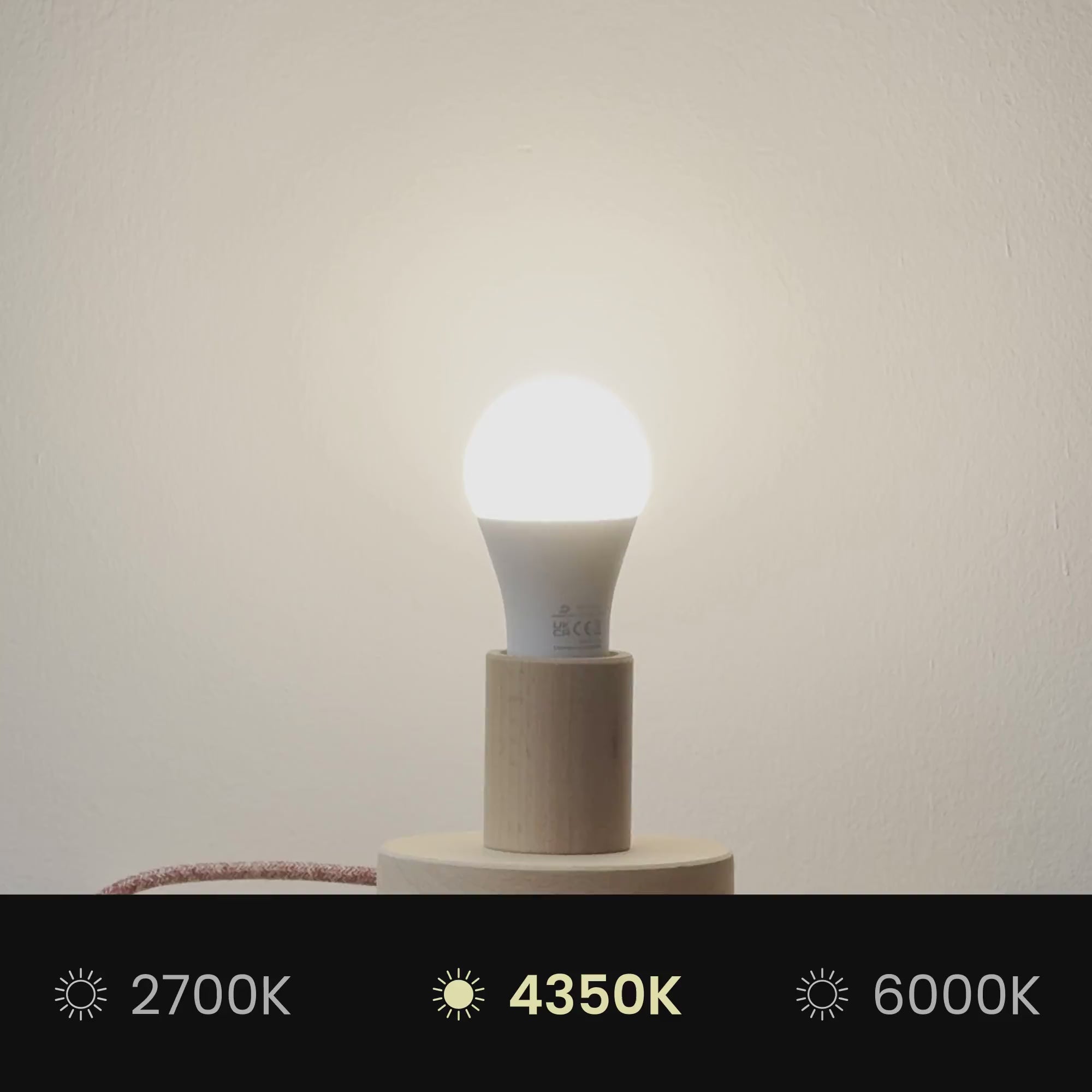 Load video: Empire S Lampshade with E27 fitting for table lamp or wall light - Made in Italy - Arenal Ash