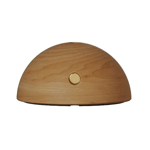 Hemispherical base Ø 10cm h. 5cm in Alder wood