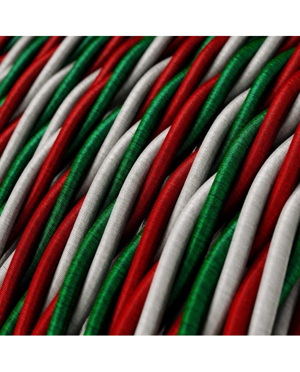 Twisted Electric Cable covered by Rayon fabric “Italy”