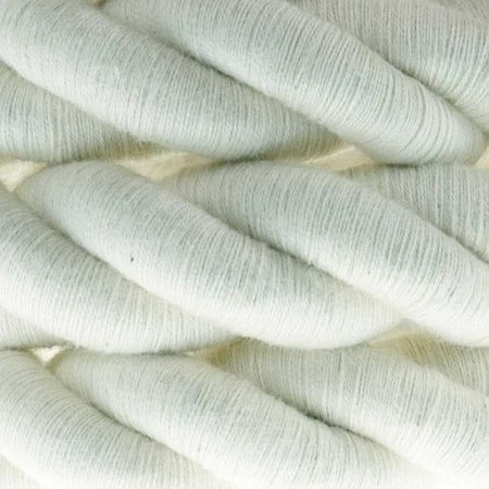 2XL electrical cord, electrical cable 3x0,75. Raw cotton fabric covering. Diameter 24mm.