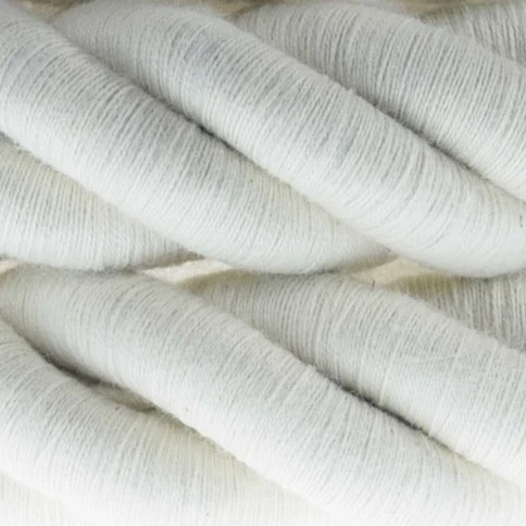 3XL electrical cord, electrical cable 3x0,75. Raw cotton fabric covering. Diameter 30mm.