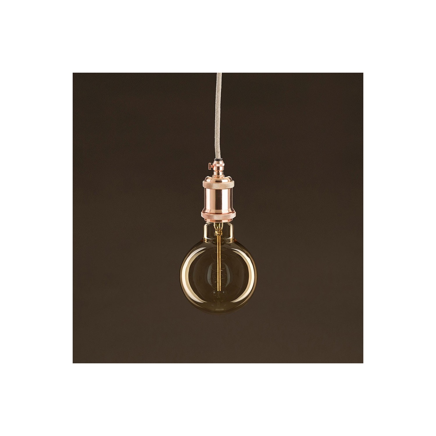 Vintage Golden Light Bulb Globe G95 Carbon Filament Double Spiral Curve 25W E27 Dimmable 2000K