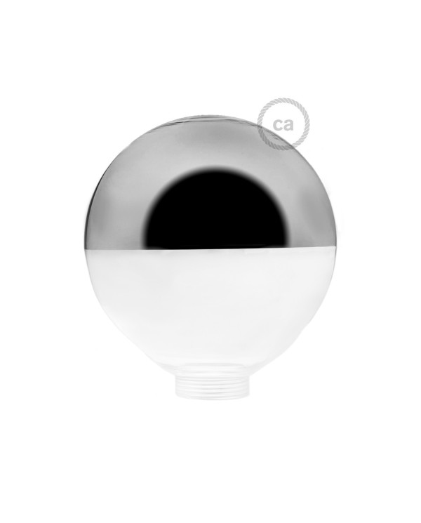 Bulb for modular decorative light bulb G125 Silver Semisphere