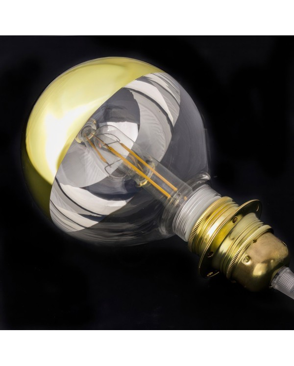 Modular LED Decorative Light bulb with Gold Semisphere 4,5W E27 Dimmable 2700K