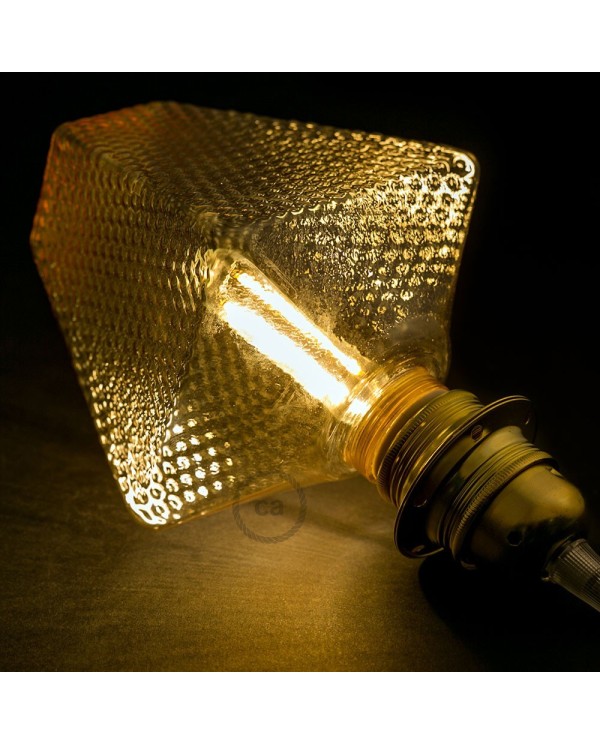 Modular LED Decorative Light Bulb G160 Smoked 4,5W E27 Dimmable 2700K
