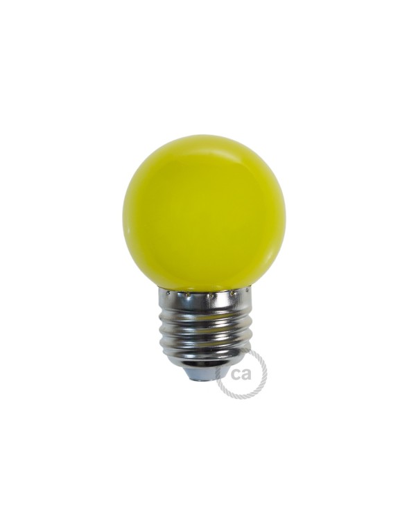 G45 Miniglobe LED bulb 1W 150Lm E27 2700K - Yellow