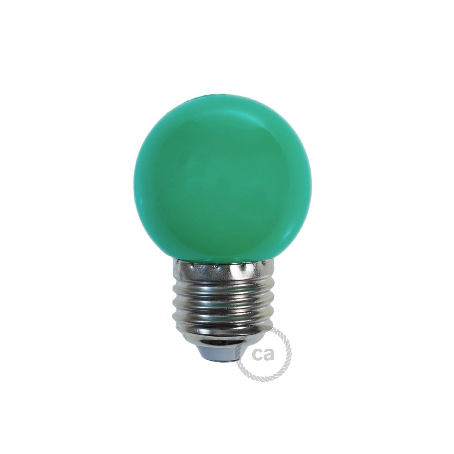 G45 Miniglobe LED bulb 1W 150Lm E27 2700K - Green
