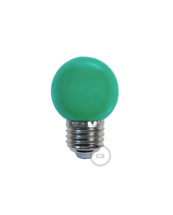 G45 Miniglobe LED bulb 1W 150Lm E27 2700K - Green