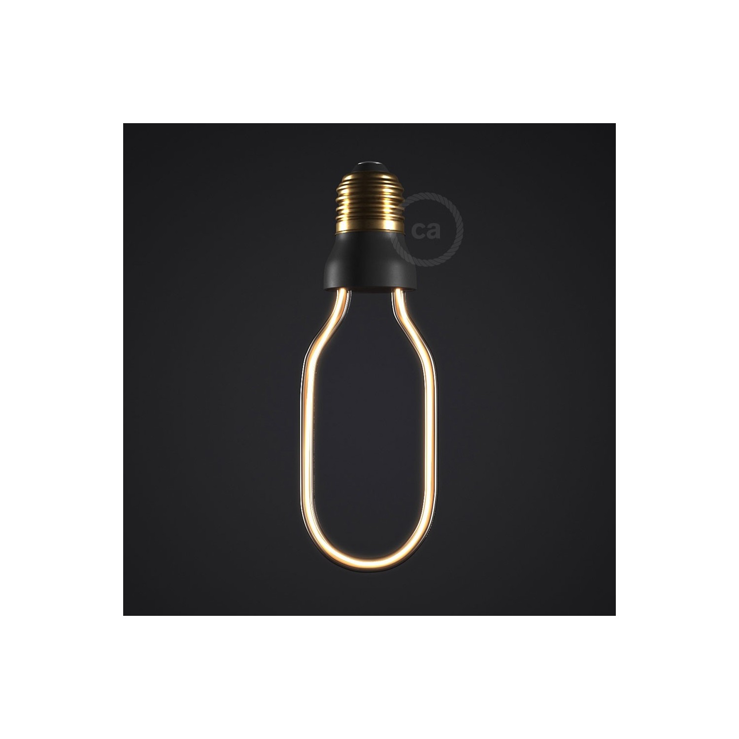 LED Art Tube Light Bulb 8W 300Lm E27 2200K Dimmable