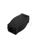 Junction box for Lumet string lights with adaptors for round and flat cables