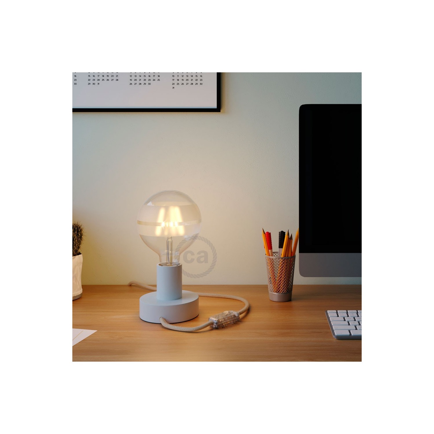 LED Light Bulb Globe G125 Short Filament - Tattoo Lamp® Saturn 4W 420Lm E27 2700K
