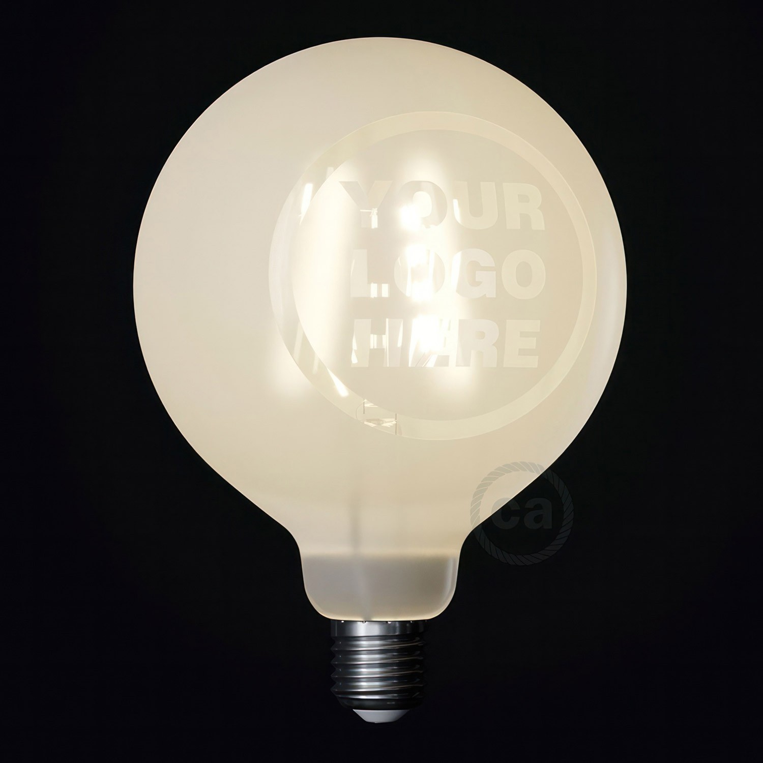 LED Light Bulb Globe G125 Short Filament - Tattoo Lamp® Custom Design 4W 420Lm E27 2700K