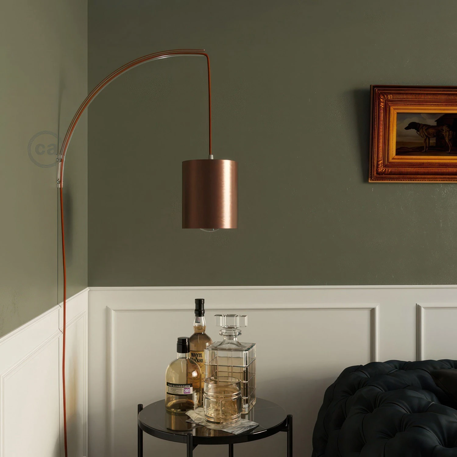 Archet(To), transparent wall mount for pendant lamps