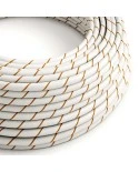 Round Electric Vertigo HD Cable covered by Beer Foam fabric ERM43