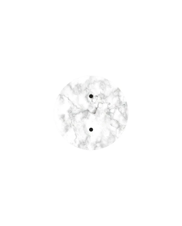 Round Rose-One 2-hole and 4 side holes ceiling rose, 200 mm