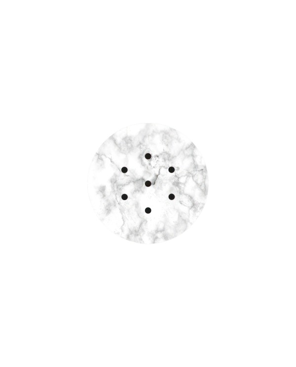 Round Rose-One 7-hole and 4 side holes ceiling rose, 200 mm