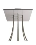 Square Rose-One 7-hole and 4 side holes ceiling rose, 200 mm