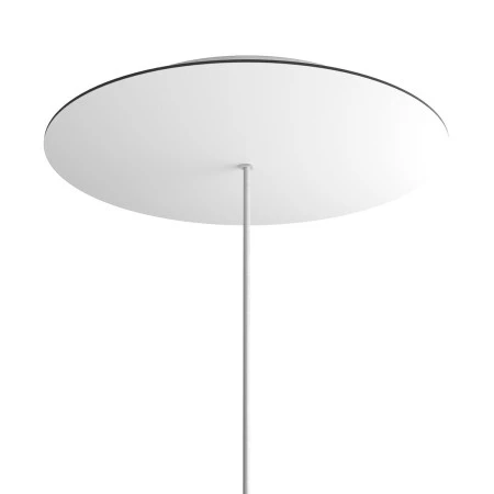 Round XXL Rose-One 1-hole and 4 side holes ceiling rose, 400 mm - Matt White