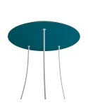 Round XXL Rose-One 3-hole and 4 side holes ceiling rose, 400 mm