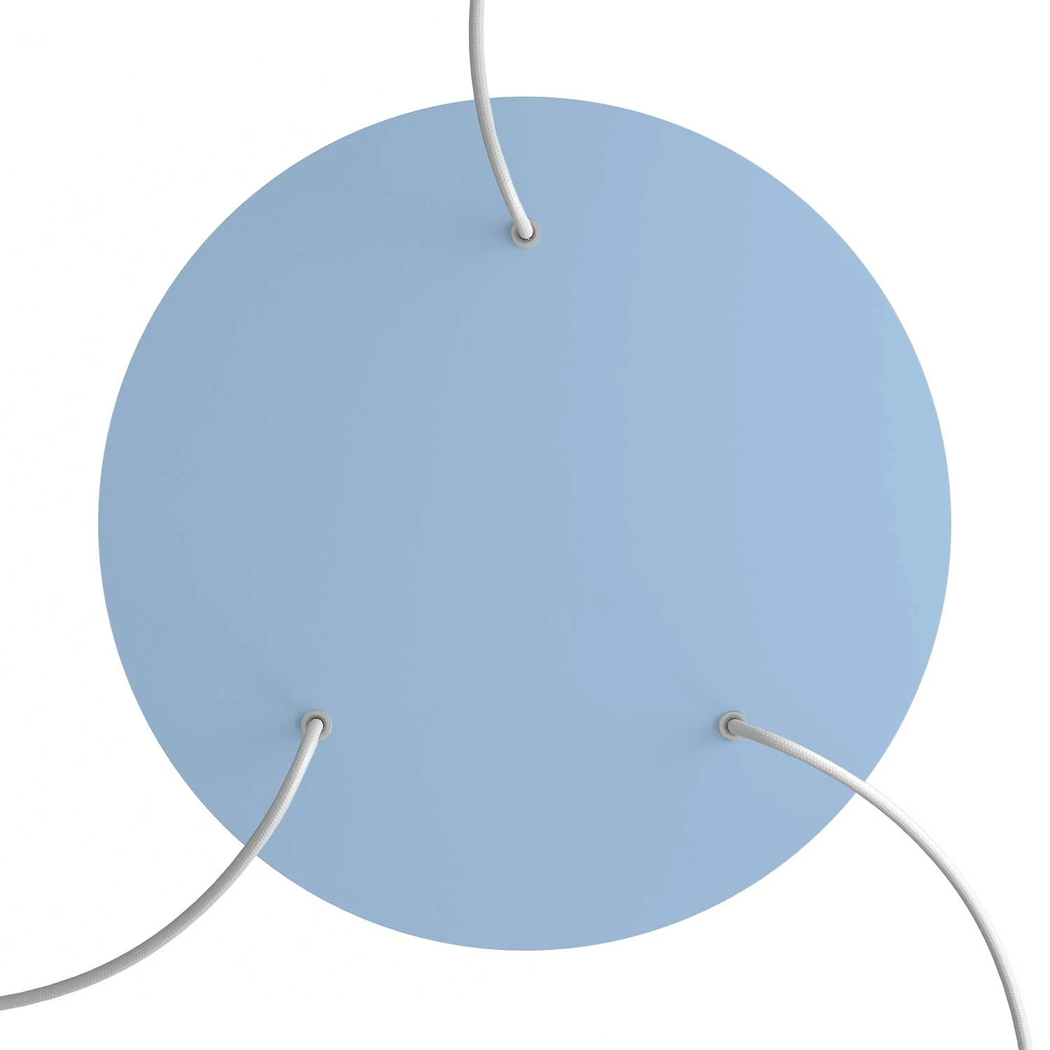 Round XXL Rose-One 3-hole and 4 side holes ceiling rose, 400 mm