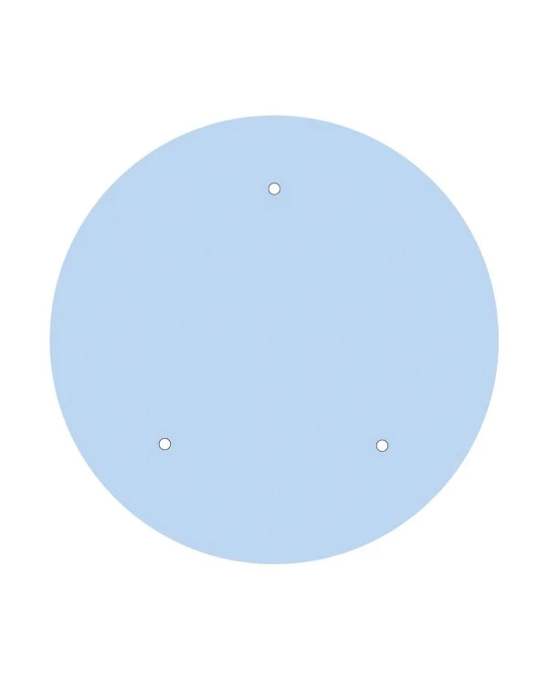 Round XXL Rose-One 3-hole and 4 side holes ceiling rose, 400 mm