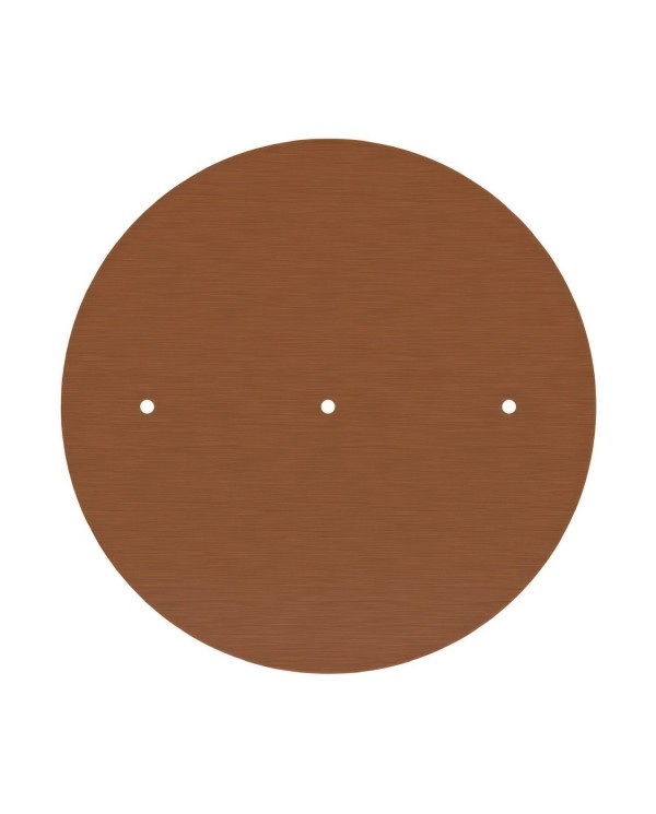 Round XXL Rose-One 3 in-line holes and 4 side holes ceiling rose, 400 mm