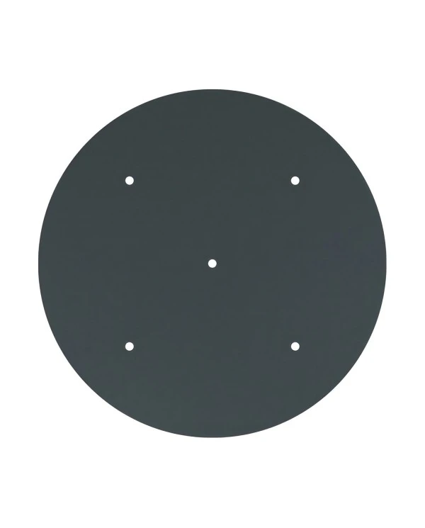 Round XXL Rose-One 5-hole and 4 side holes ceiling rose, 400 mm