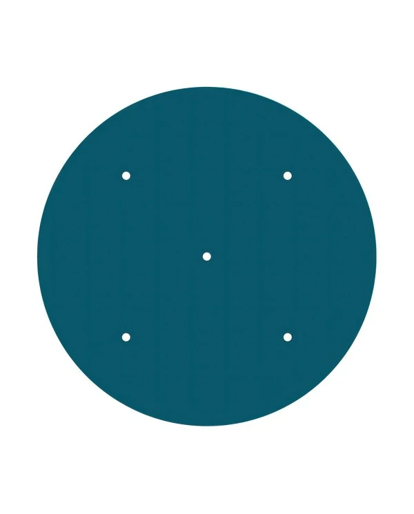 Round XXL Rose-One 5-hole and 4 side holes ceiling rose, 400 mm
