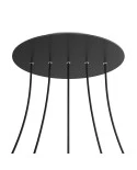 Round XXL Rose-One 5 in-line holes and 4 side holes ceiling rose, 400 mm