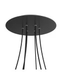 Round XXL Rose-One 6-hole and 4 side holes ceiling rose, 400 mm