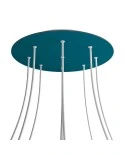 Round XXL Rose-One 9-hole and 4 side holes ceiling rose, 400 mm