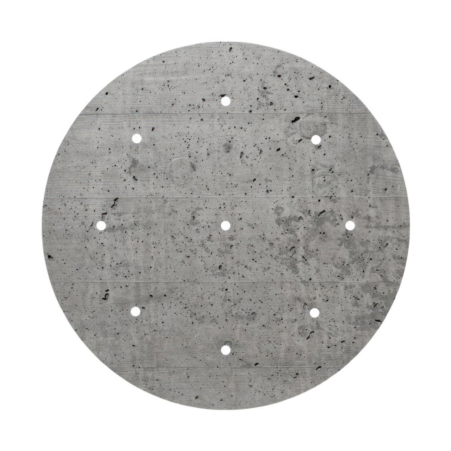 Round XXL Rose-One 9-hole and 4 side holes ceiling rose, 400 mm
