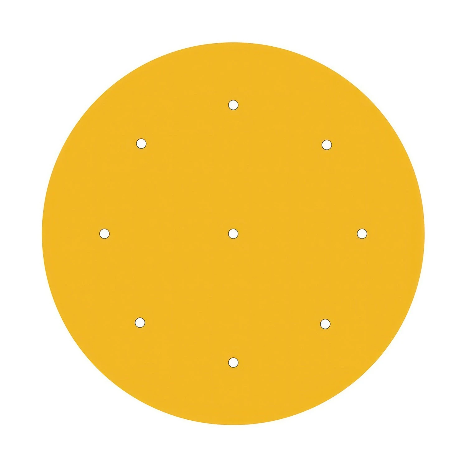 Round XXL Rose-One 9-hole and 4 side holes ceiling rose, 400 mm