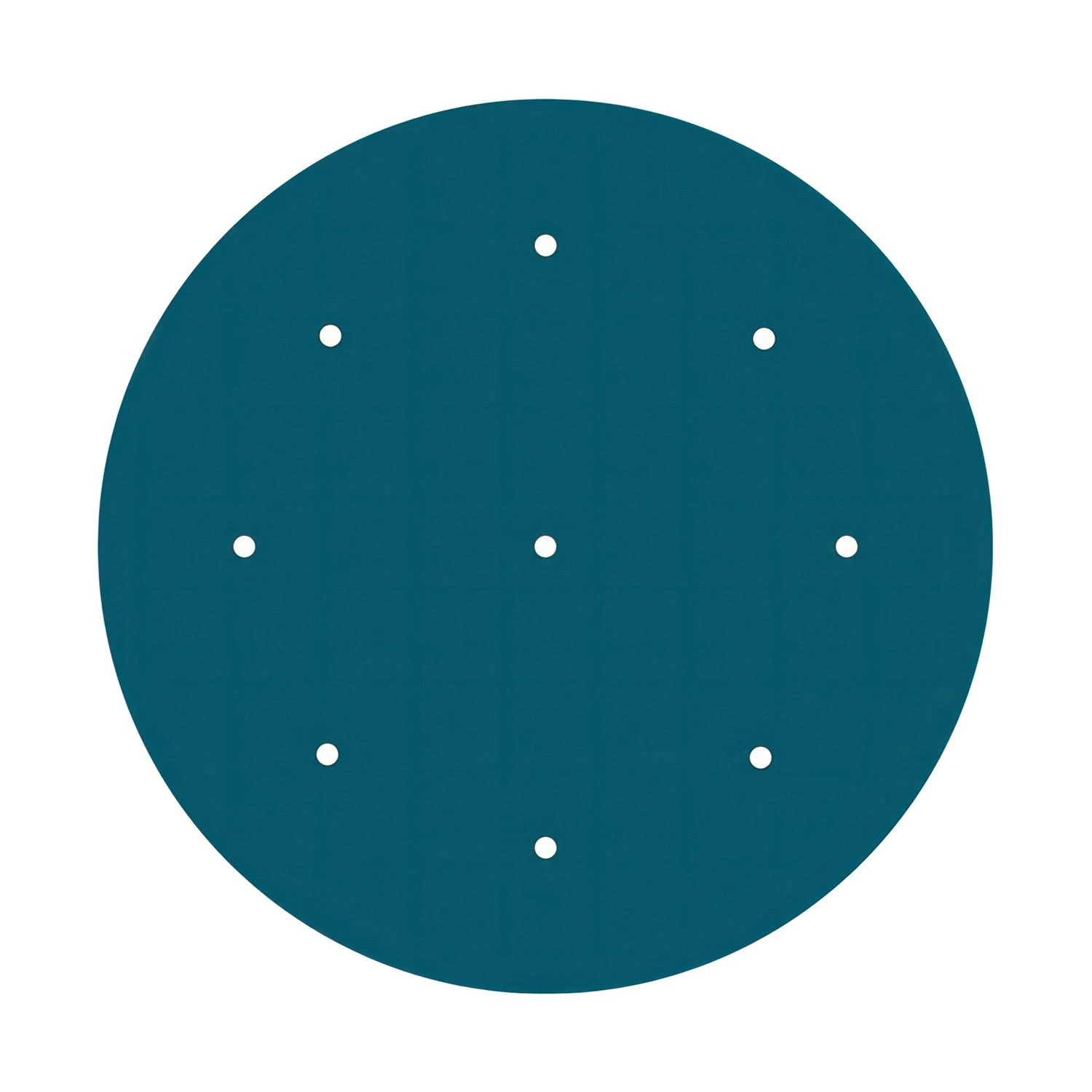 Round XXL Rose-One 9-hole and 4 side holes ceiling rose, 400 mm
