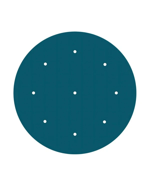 Round XXL Rose-One 9-hole and 4 side holes ceiling rose, 400 mm