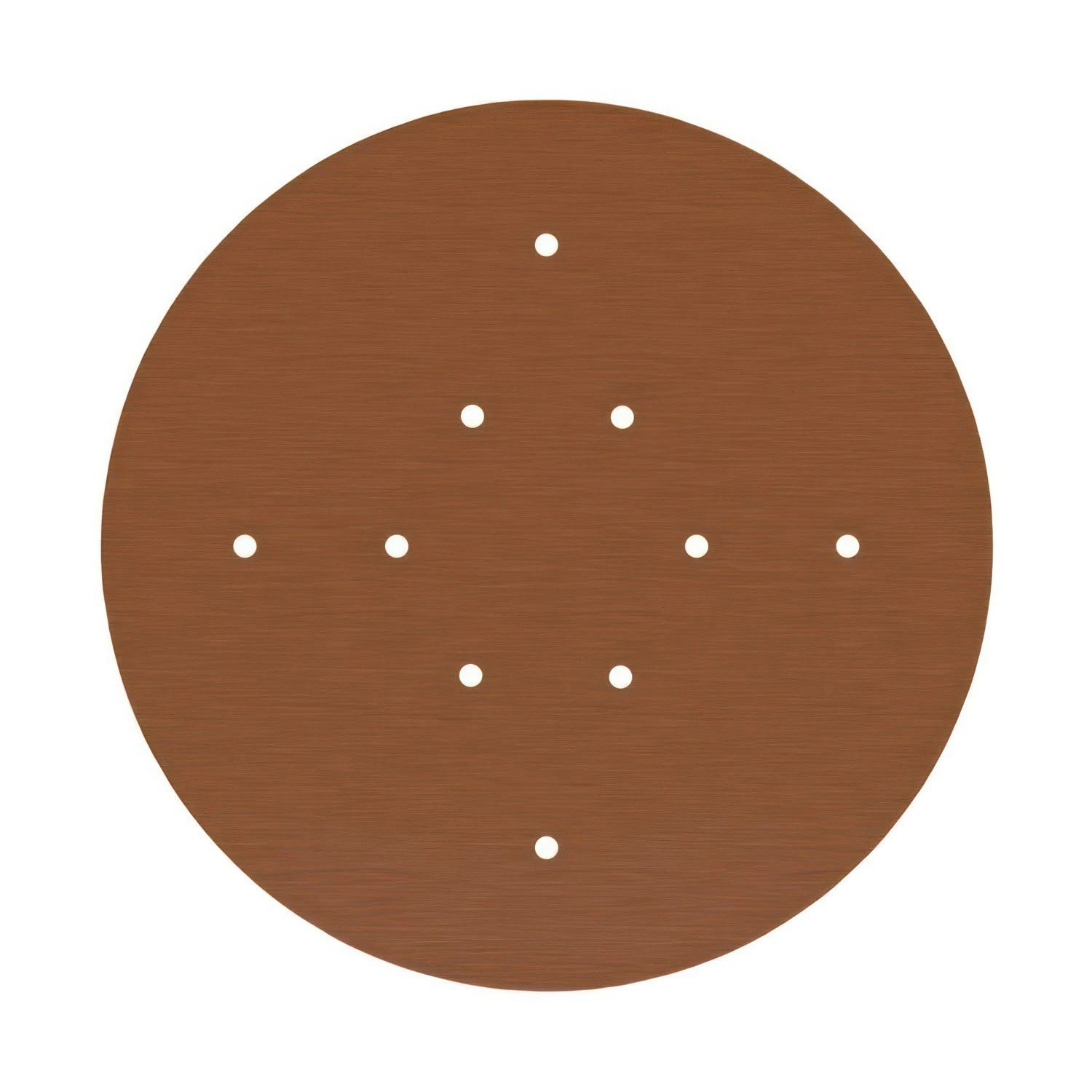 Round XXL Rose-One 10-hole and 4 side holes ceiling rose, 400 mm
