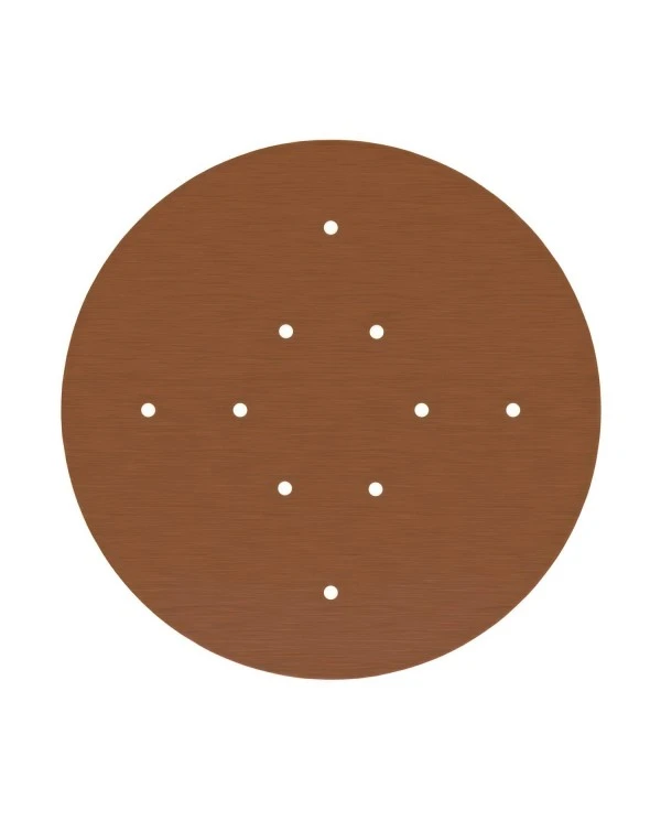Round XXL Rose-One 10-hole and 4 side holes ceiling rose, 400 mm