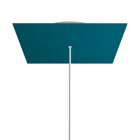 Square XXL Rose-One 1-hole and 4 side holes ceiling rose, 400 mm - Petrol