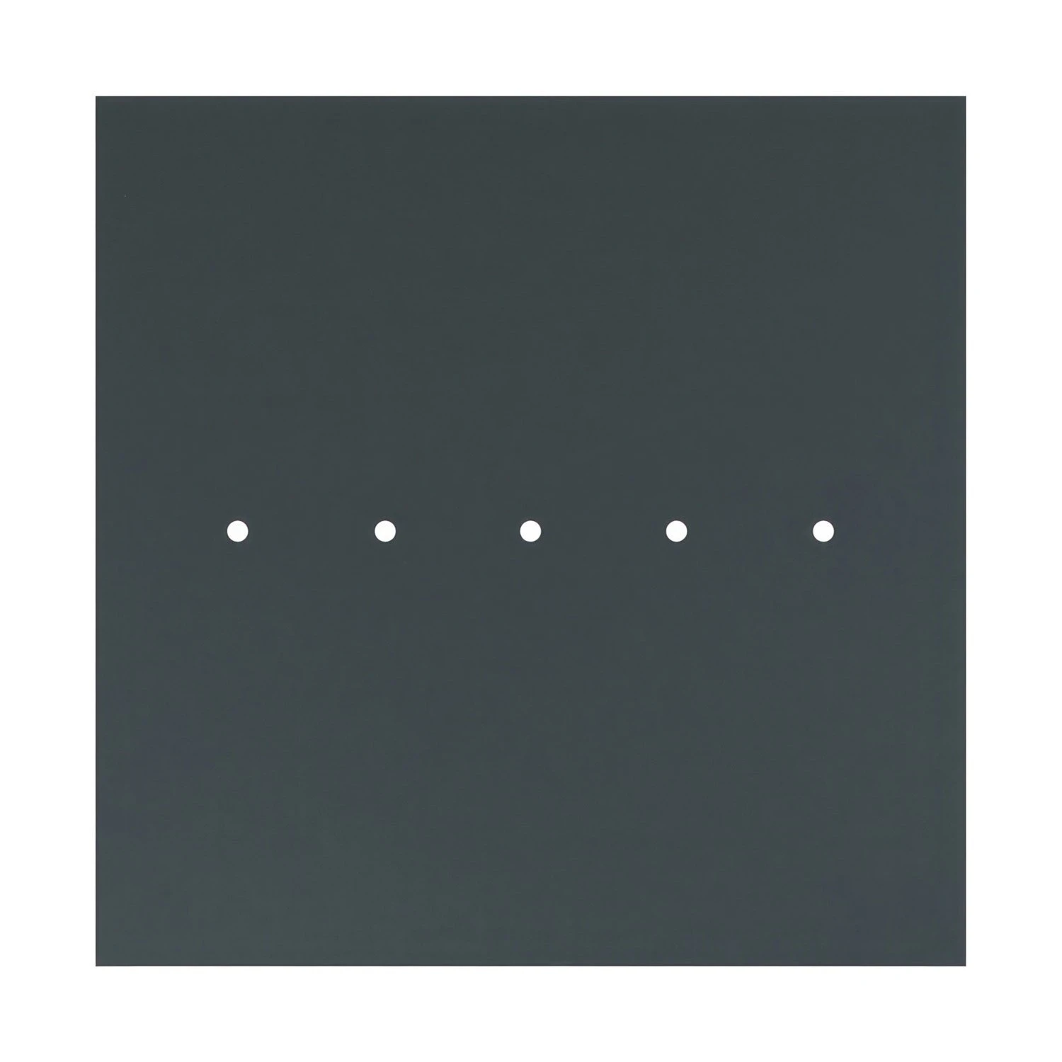 Square XXL Rose-One 5 in-line holes and 4 side holes ceiling rose, 400 mm