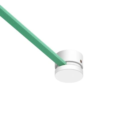 Wooden terminal block for string light cable and Filé system. Made in Italy - White
