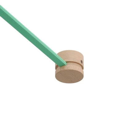 Wooden terminal block for string light cable and Filé system. Made in Italy - Neutral