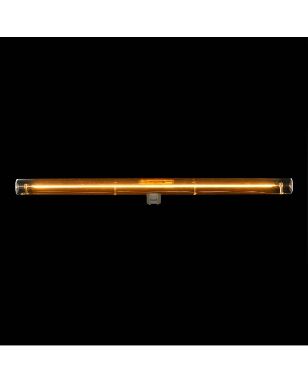 S14d LED Tube Gold Light Bulb - 500 mm length 12W 440Lm 2000K Dimmable