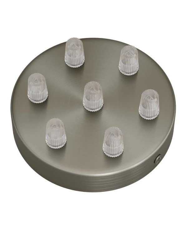 Cylindrical metal 7-hole ceiling rose kit