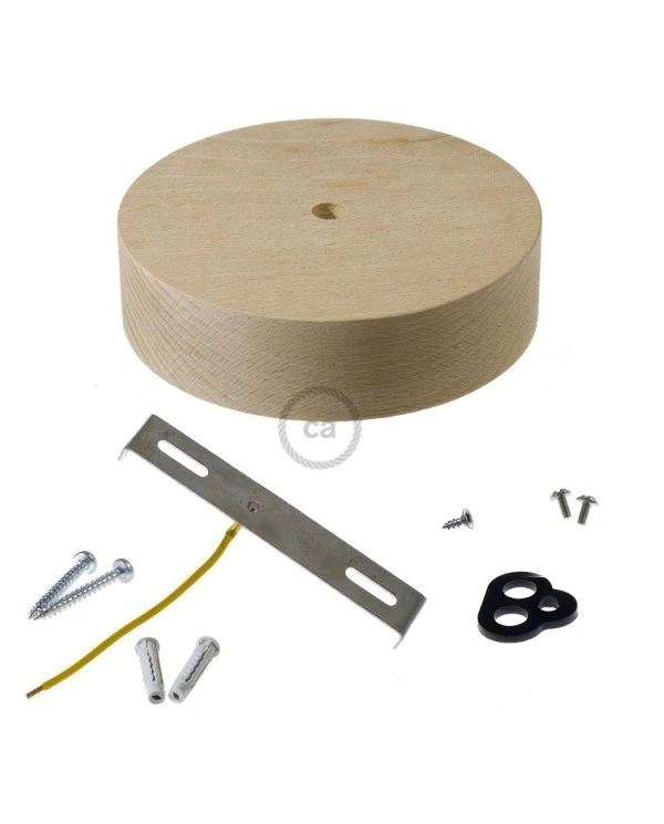 Wooden ceiling rose kit