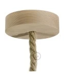 Wooden ceiling rose kit for XL cord