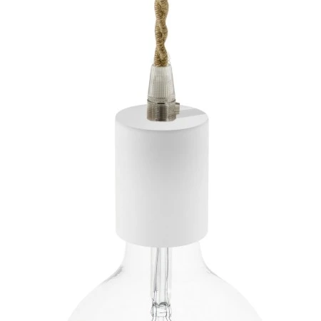 Wooden E27 lamp holder kit - White