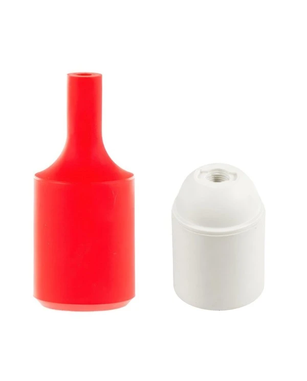 Silicone E27 lamp holder kit