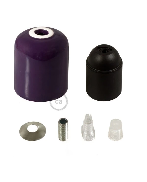 Ceramic E27 lamp holder kit