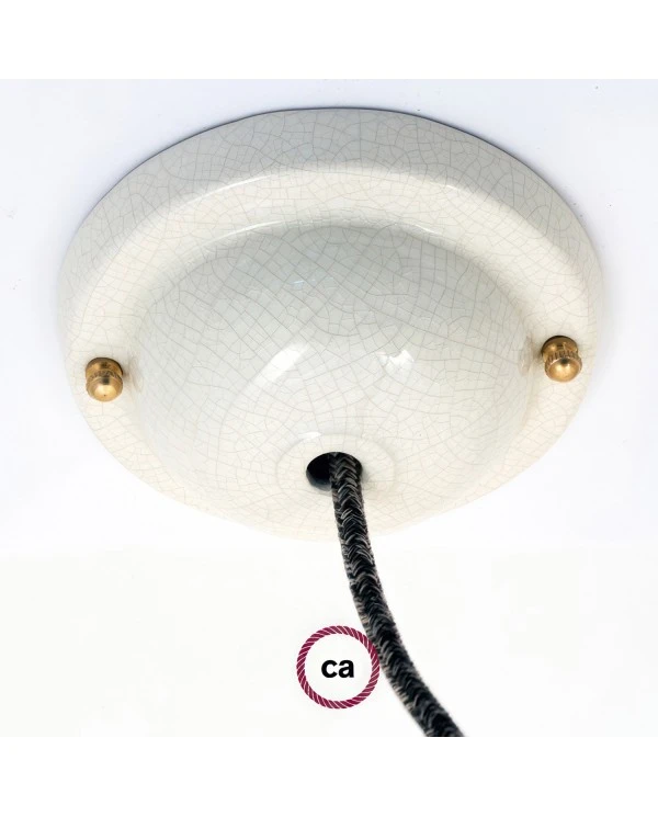 Ceramic simple ceiling rose kit